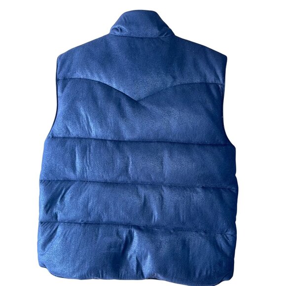 Ralph Lauren Denim Supply Mens Vest Size Large Black Down Filled Puffer - Picture 2 of 10